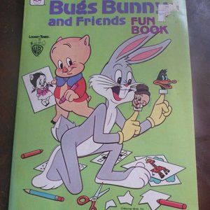 Vintage 1979 Whitman WB Looney Tunes Bugs Bunny & Friends Fun Book